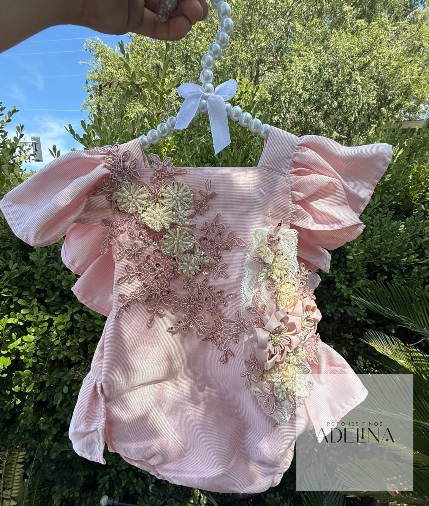 Pañalero/ Baby Romper Baby Pink