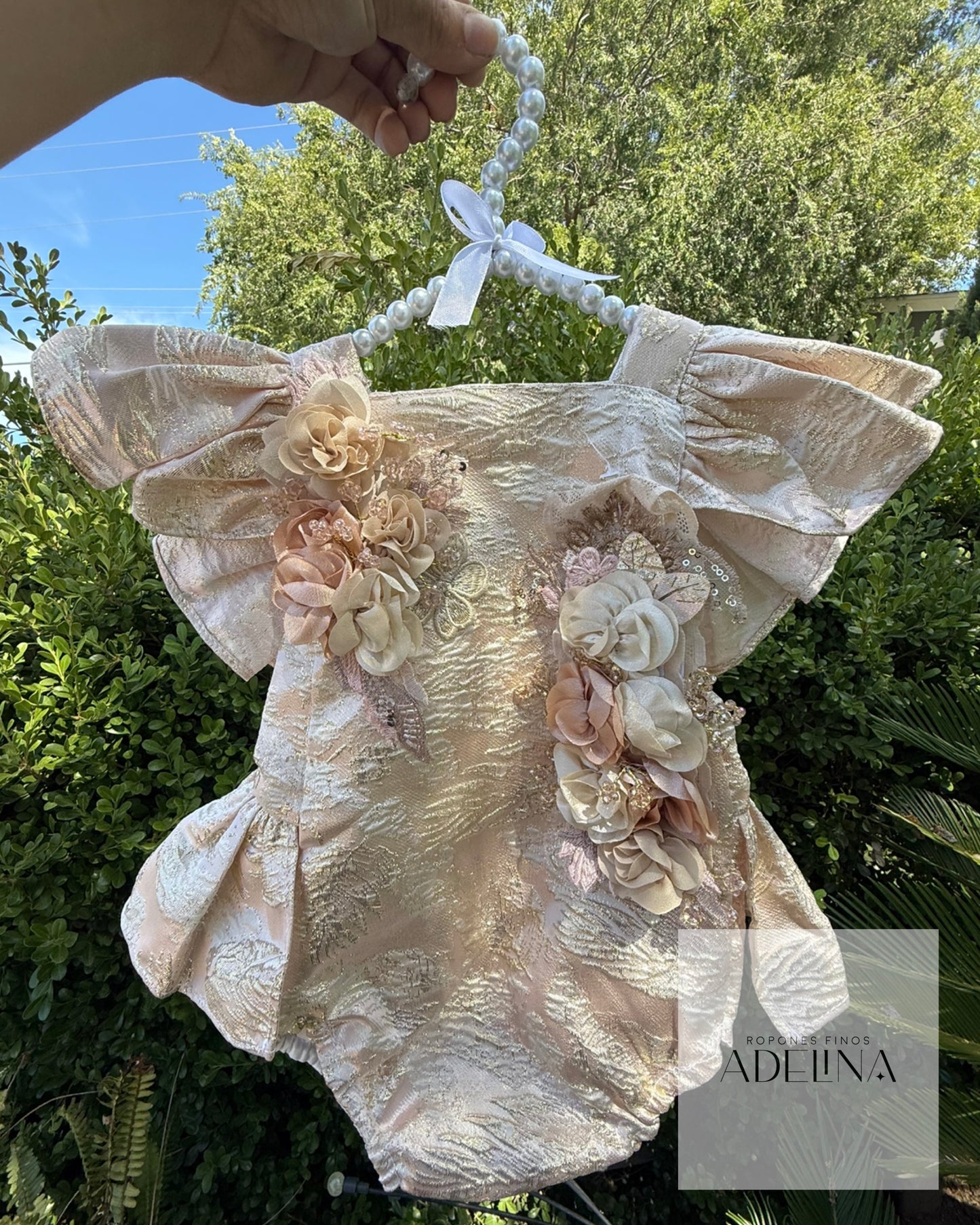 Pañalero/ Baby Romper Blush