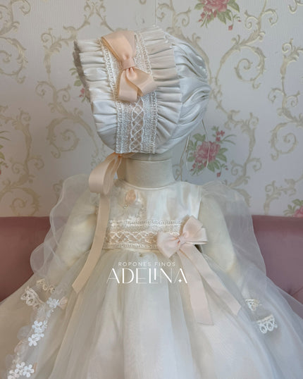 Dulce-Long Sleeve Pearl(Ropón/Christening Gown)