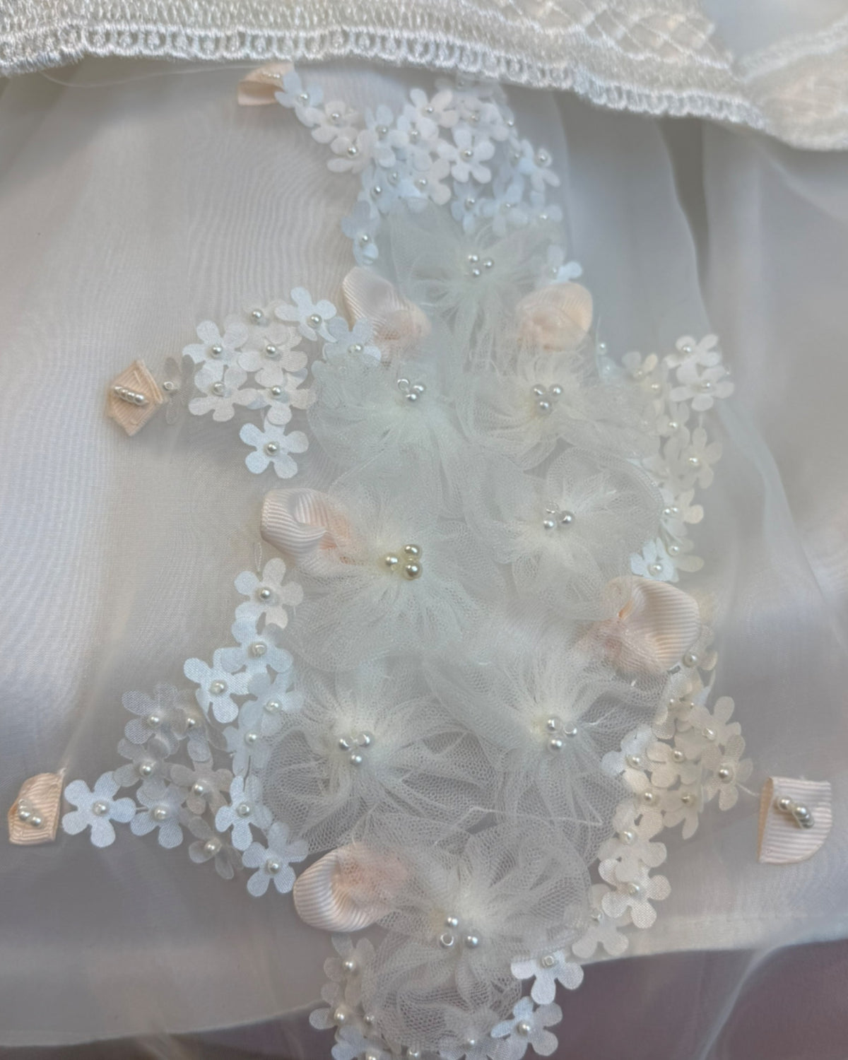Dulce-Long Sleeve Pearl(Ropón/Christening Gown)
