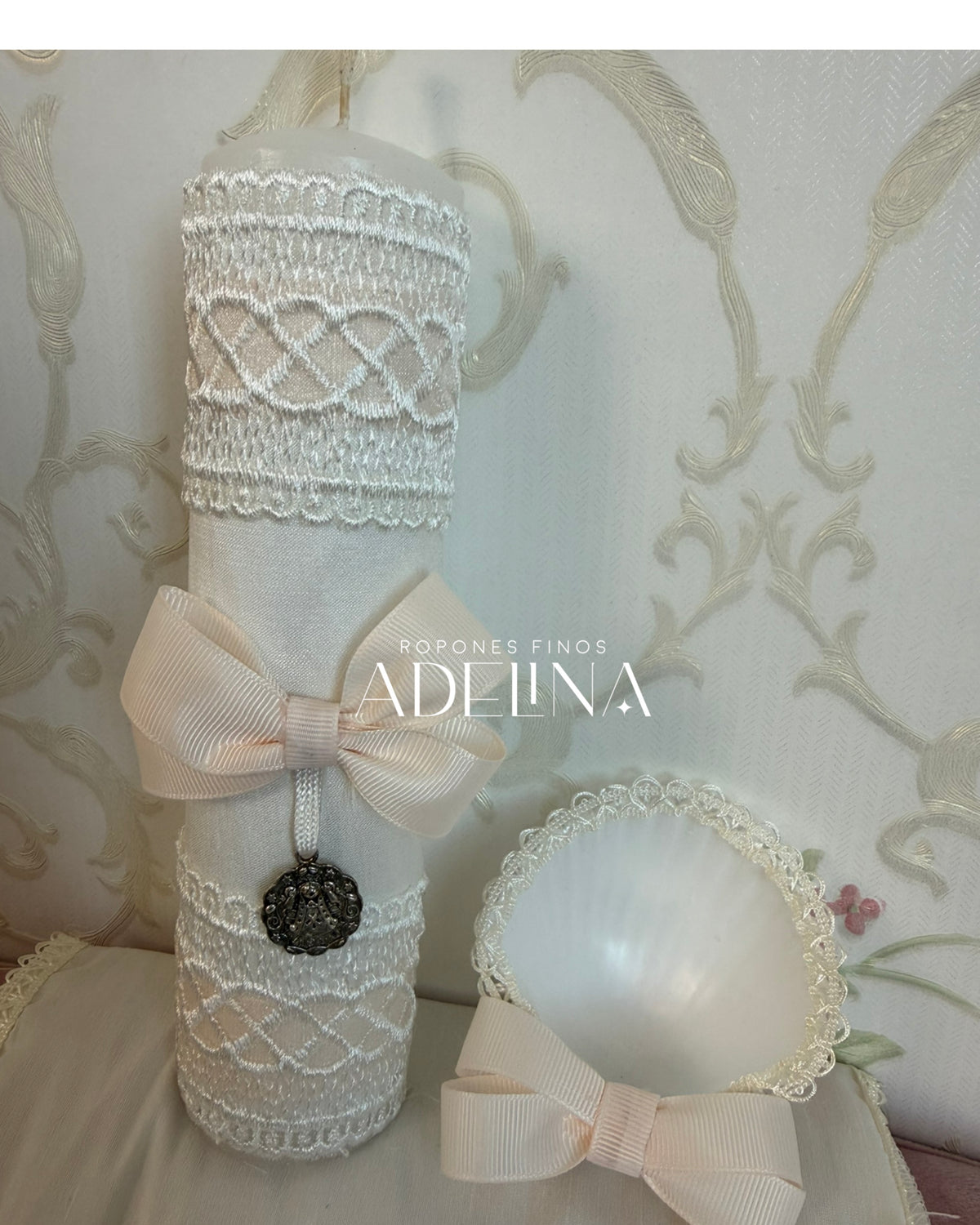 Dulce-Long Sleeve Pearl(Ropón/Christening Gown)