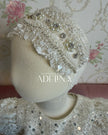 Angelique-Short Sleeve Pearl (Ropón/Christening Gown)